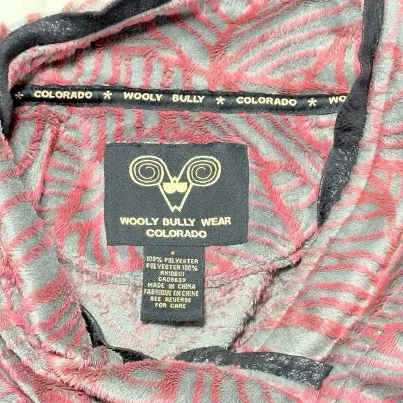 Wooly Bully Wear Colorado Woman's Micro Fleece Sweater Pullover Small - Picture 8 of 9